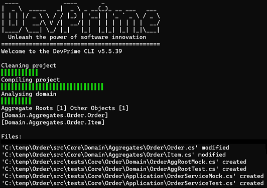 DevPrime starting microservice