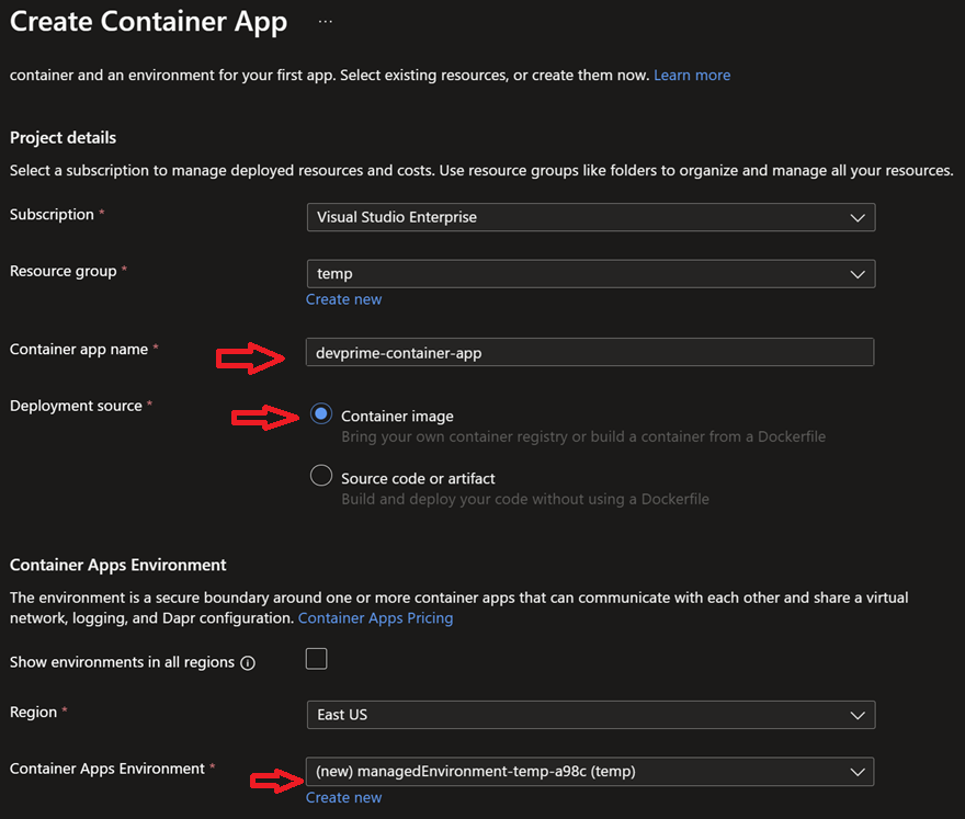 Azure Container App