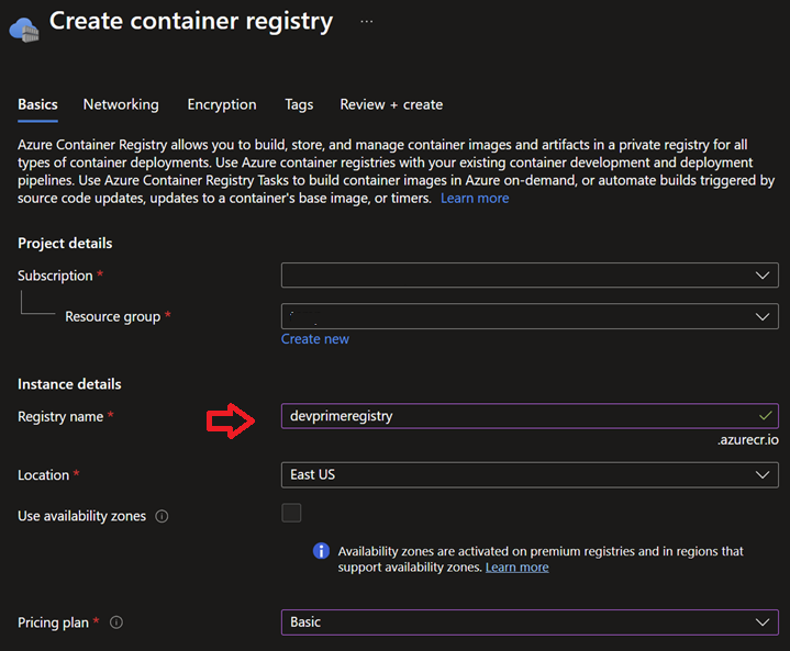 Azure Container Registry (ACR)