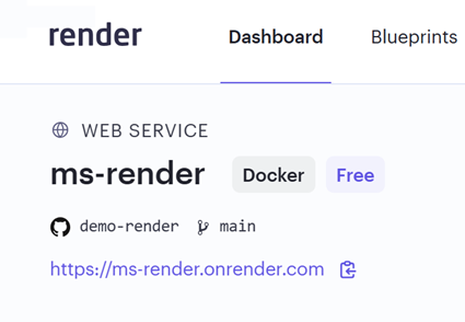 Devprime Crear un nuevo servicio web Render.com