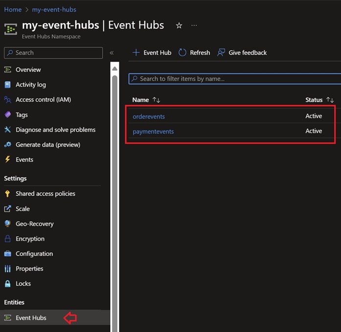 Event Hubs